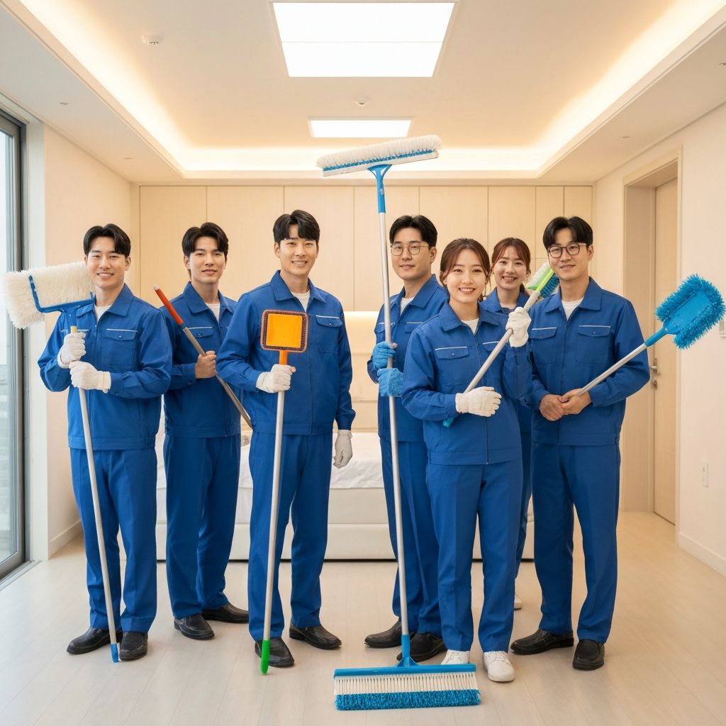 생활홈청소 전문 청소팀